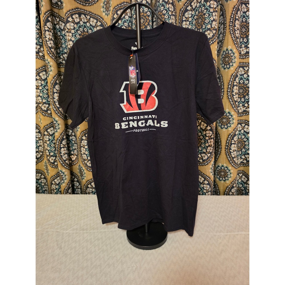 Fanatics NFL Pro Line Cincinnati Bengals T-Shirt Black Mens Medium New With Tags